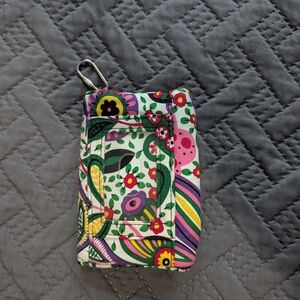 Vera Bradley Multicolor Floral Keychain Wallet